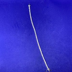 Sterling Silver CZ Tennis Bracelet